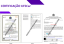 certificação UFSCar certificação UFSCar