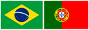 bandeiras brasil portugal